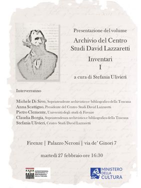 Direzione generale Archivi Firenze Presentazione Inventari